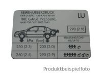 AUFKLEBEZETTEL Opel Ersatzteil 1008795 9156117