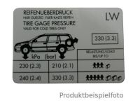 AUFKLEBEZETTEL Opel Ersatzteil 1008796 9156118
